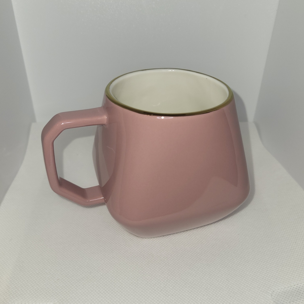 4/20$ Can Also Be Sold Set Of 2-6 Threshold Mauve Geometric Mug